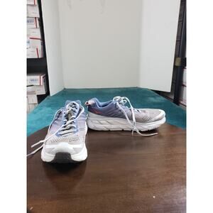 Hoka Clifton 6 Shoes Size 7.5 Wide Womens Blue Running Sneakers Marathon 1102877